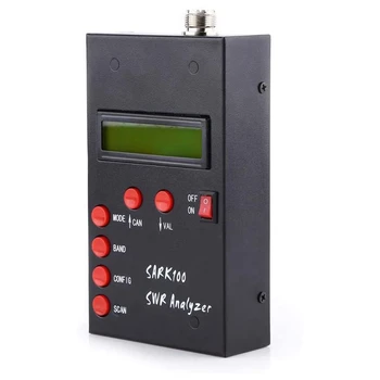 Измеритель анализатора антенны SARK100 с коротковолновым КСВ-анализатором 1-60 МГц с диапазоном измерения от 1,0 до 9,99 КСВ