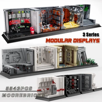 Знаменитая мини-модель из фильма, модульные дисплеи Moc Building Block, коллекция кирпичей для сборки своими руками, креативный вид, Рождественские игрушки, подарки
