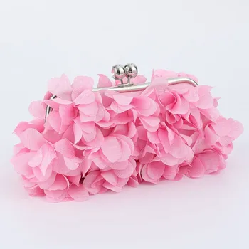 Женская сумка ручной работы с лепестками, новая сумка для вечерней вечеринки, модная ручная сумка, цветочная сумка через плечо