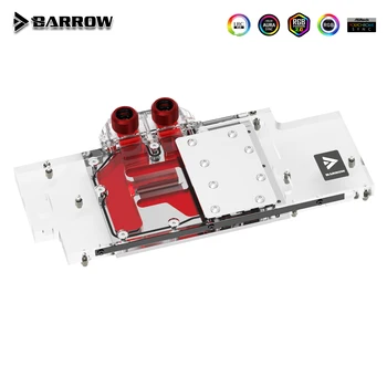 Водяной блок графического процессора Barrow Для Кулера видеокарты Gainward/GALAX 2080/2070/2060 5V ARGB 3PIN AURA SYNC