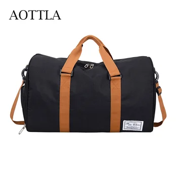 Сумки AOTTLA для женщин, дорожная сумка, модная брендовая женская сумка через плечо, повседневная мужская сумка через плечо, унисекс, багаж для короткой поездки.