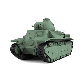 SSMODEL 144658 V1.7/100658 V1.7 1/144 1/100 Комплект моделей из смолы с 3D-принтом Франция Легкий Танк Chare D2