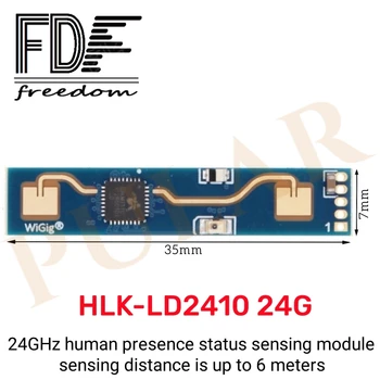 HLK-LD2410 HLK-LD2410B 24G FMCW 24 ГГц Умный Радарный Модуль Обнаружения Присутствия Человека Миллиметроволновый Датчик Переключения Движения Новый 5V