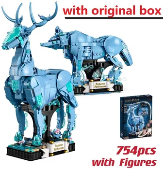Оригинальная коробка, совместимая с 76414 строительными блоками, фильмами, анимационными моделями Оленя и Волка, Кирпичиками, игрушкой для ребенка, Рождественским подарком на день рождения