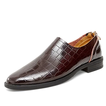 Итальянская мужская обувь из натуральной кожи, повседневные мужские лоферы роскошного бренда, мокасины из спилка, удобная дышащая обувь для мужчин # A8806
