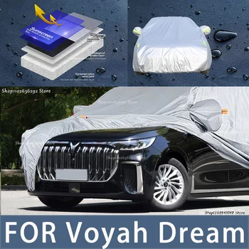 Для наружной защиты Voyah Dream Полные автомобильные чехлы Снежный покров Солнцезащитный козырек Водонепроницаемые Пылезащитные Внешние Автомобильные аксессуары