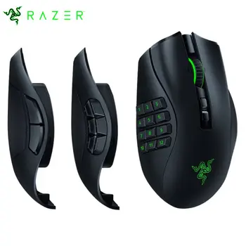 Razer Naga Pro Professional Edition Беспроводная Bluetooth-мышь для компьютерных киберспортивных игр, Макросъемка, Взаимозаменяемый Выбор трех боковых клавиш