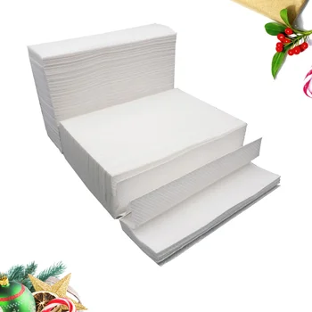 400 бумажных полотенец, приятных для кожи, бытовая бумажная салфетка для кухни дома (белая)