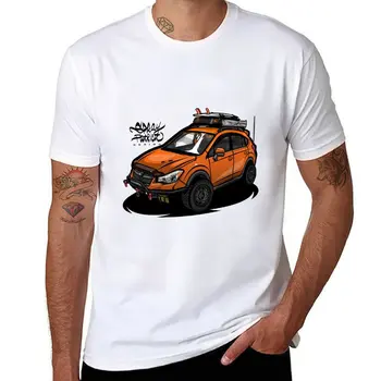 Новая футболка Subie Crosstrek (XV_PMPKN), короткая футболка, милая одежда с коротким рукавом для мальчика, мужские футболки чемпиона