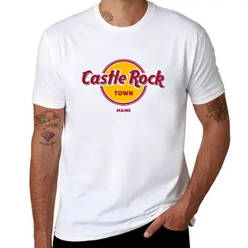 Новая футболка Castle Rock, графическая футболка, винтажная одежда, мужская одежда