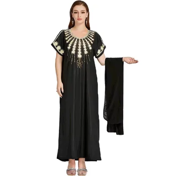 Выпускное платье с принтом на Ближнем Востоке 2023, пляжная одежда, кафтан