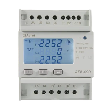 Многофункциональный измеритель мощности с ЖК-экраном типа ADL400/C Modbus RS485 CT