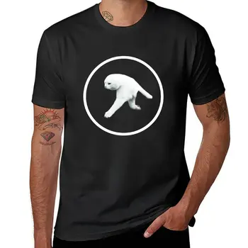 Футболка Aphex Twin - Двуногий кот (белый логотип), футболка оверсайз, графические футболки, мужские футболки с длинным рукавом
