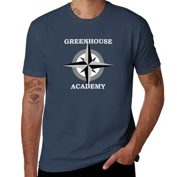 Новая футболка Greenhouse Academy, великолепная футболка, футболка для мальчика, графическая футболка, мужские футболки