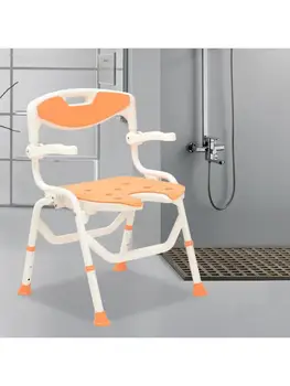 Складной стул для ванной комнаты в японском стиле для пожилых людей, сиденье для душа, унитаз, нескользящий специальный стул для пожилых людей