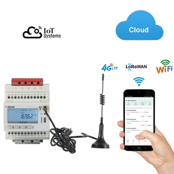 Датчики температуры Acrel NTC Smart 3 Phase Energy Meter 4G/Wifi/Lorawan Communication Wireless IOT Программное Обеспечение Для Управления Питанием с MQTT