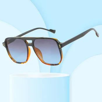 Новые солнцезащитные очки-авиаторы с простыми рисовыми накладками для путешествий
