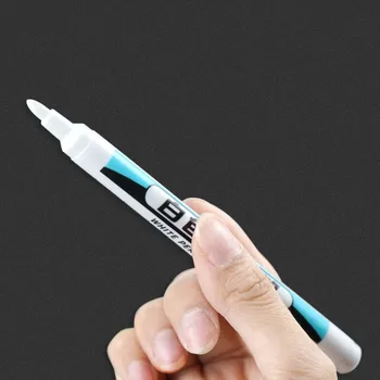 1шт Маслянистый Белый маркер Ручки для граффити Водонепроницаемый Перманентный Гелевый карандаш Блокнот для рисования шин Протектор Шины Экологическая ручка
