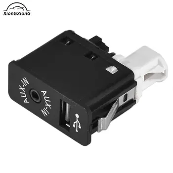 Автомобильная Замена Aux-in USB панели Интерфейса USB-разъема для BMW E63 E81 E87 E90 F10 F12 E70 X1 X3 X5 Радио Стерео Входное гнездо