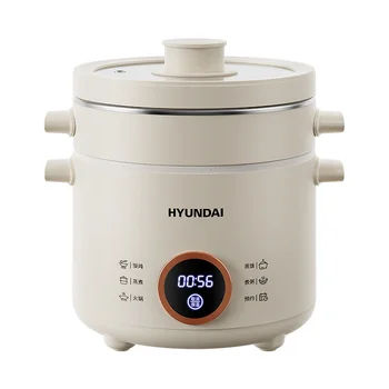 Оригинальная электрическая кастрюля HYUNDAI YN-Q4, Мини-Бытовая Многофункциональная Электрическая кастрюля для риса, Маленькая кастрюля для супа, встроенная Горячая кастрюля