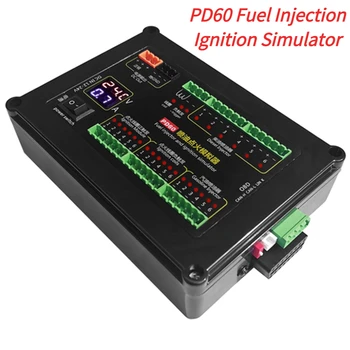 PD60 Симулятор впрыска топлива и зажигания Платформа технического обслуживания 12 В ECU, испытательное оборудование для компьютерной платы бензиново-дизельного автомобиля