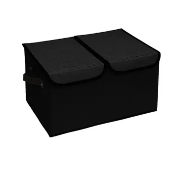 Коробка для отделки одежды из хлопчатобумажной и льняной ткани с двойным покрытием, складной ящик для хранения BY84