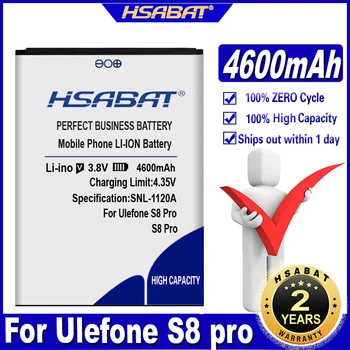 Аккумулятор HSABAT 4600 мАч для Ulefone S8 S8 Pro 5,3 дюйма MTK6737 MTK6580