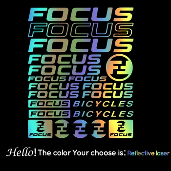 Комплект, совместимый с виниловыми наклейками на велосипедную раму Focus, набор наклеек для горного велосипеда MTB BMX Road