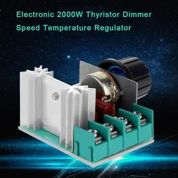 Электронный 2000 Вт импортный тиристорный диммер, регулятор скорости и температуры